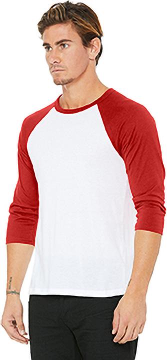 Actual product image Bella Canvas Toddlers 34 Sleeves Baseball Tshirt (110)