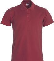 Poloshirt Clique Basic 028230, Baumwolle, bordeaux, Grösse L (L)