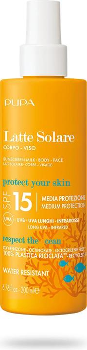 Pupa Milano Sunscreen Milk (Sonnenmilch, SPF 15, 200 ml)
