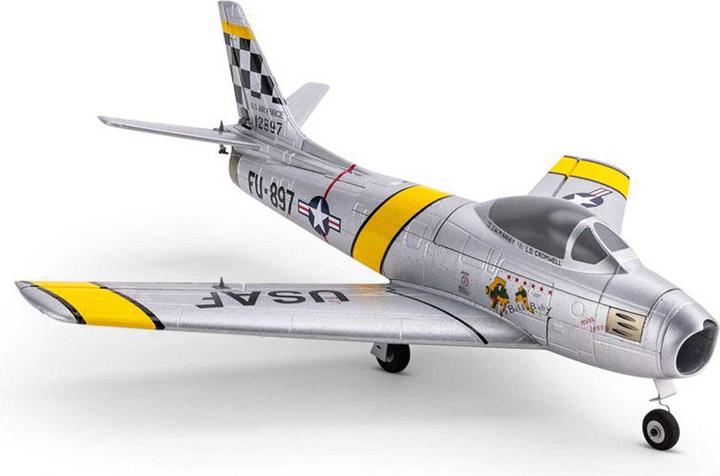 Productafbeelding E-Flite FLUGZEUG UMX F-86 Sabre 442mm BNF 30mm EDF Jet Basic AS3X SAFE Select (Jet)