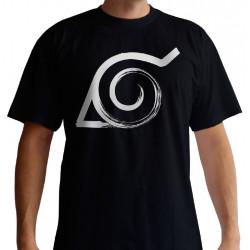 ABYstyle NARUTO SHIPPUDEN - Tshirt Konoha man SS black - new fit (M)