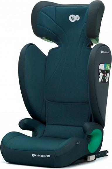 Actual product image KinderKraft Junior Fix 2 I-Size Harbor Blue (Child seat, ECE R129/i-Size Standard)
