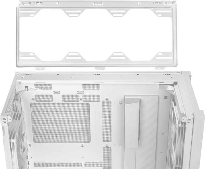 Actual product image ASUS TUF Gaming GT302 TG ARGB White (mATX, Mini-ITX, ATX)