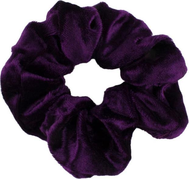JTI 3x Haargummis / Haargummis aus Samt - Lila (Haargummi)
