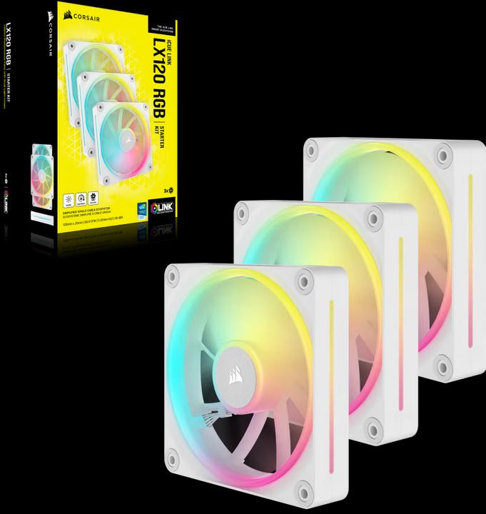 Actual product image Corsair LX120 (120 mm, 3 x)