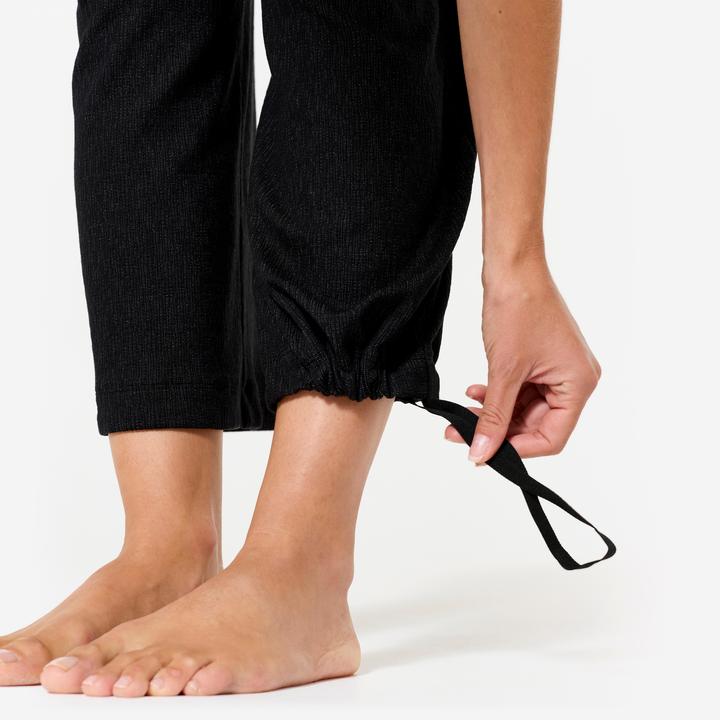 Actual product image Kimjaly Yoga Hose Damen Retreat - graphitschwarz (W30/L31)