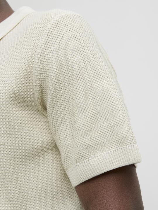 Actual product image Jack & Jones Jprcceaston Knit Split Neck Ss Sn (L)