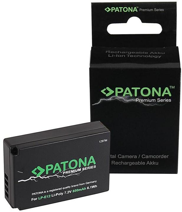 Patona Battery LP-E12, 850 mAh / 7.2V (Camera battery)