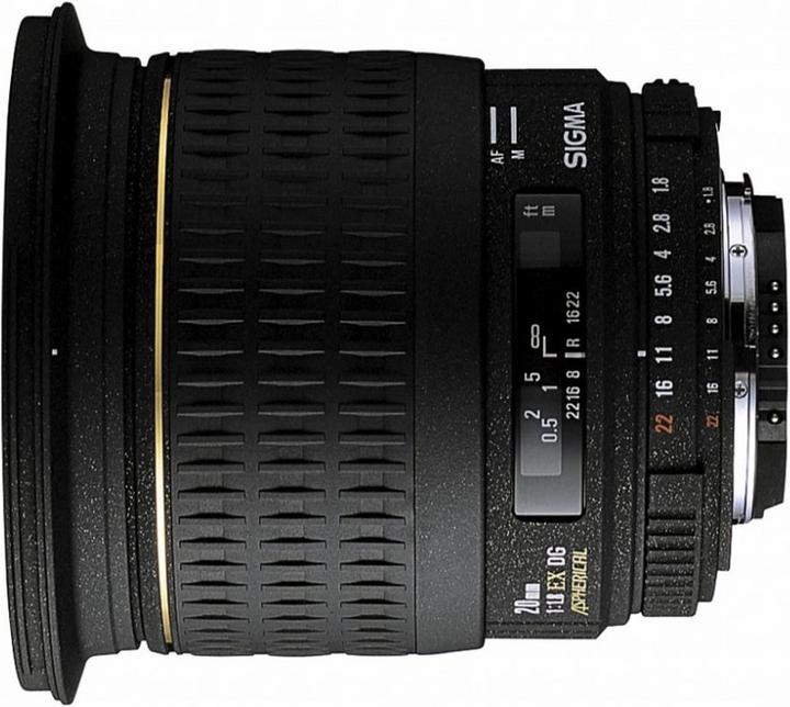 Produktbild Sigma 20mm, f/1.8 EX DG, Canon (Canon EF, Vollformat)