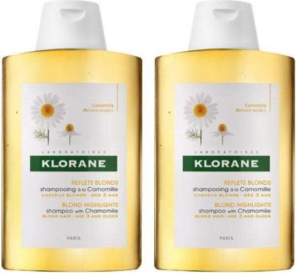 Actual product image Klorane PACK DUO CH CAMOMILA 2X400ML (800 ml, Liquid shampoo)