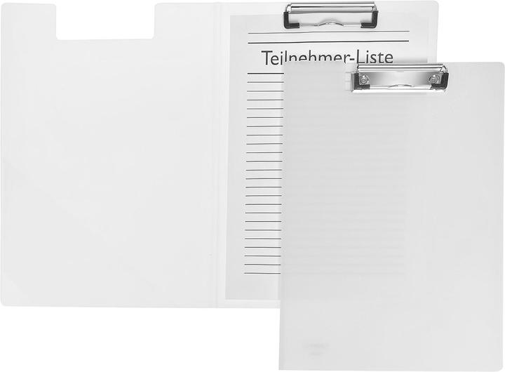 Produktbild Foldersys Klemmbrett-Mappe A4, Klemme mit Kunststoffecken, Dreiecks-Klarsichttasche innen, Farbauswahl, PP
