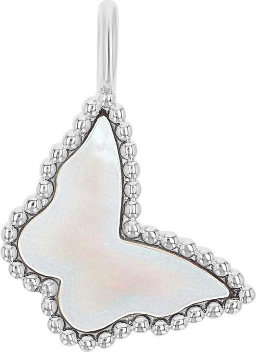 Amor Anhänger für Damen, 925 Sterling Silber | Schmetterling (Silber 925)