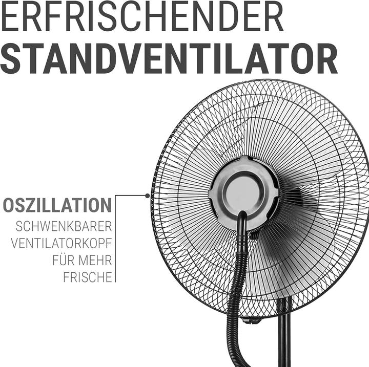 Image du produit Vasner Ventilateur sur pied avec refroidissement par eau (48 dB)