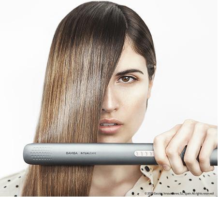 Actual product image Cecotec Hair Straightener 890 Titanium with Titanium Plates Temperature Setting 140-200 ºC Automatic Shutdow (Straightening iron)