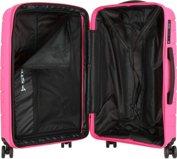 Actual product image Polestream Strz by Asteroid 4 Rollen Kofferset 3-teilig mit Dehnfalte (190 l, XL (from 140l))