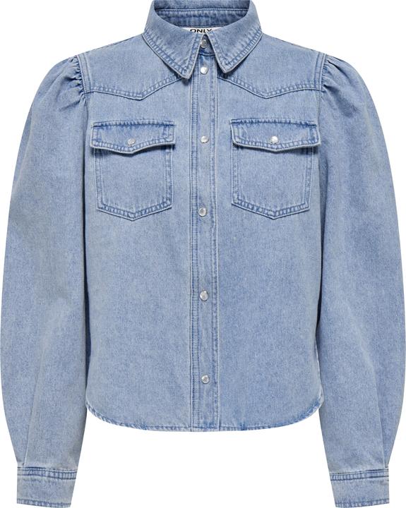 Immagine prodotto Only Camicia loose fit colletto maniche a sbuffo camicia denim (XS)