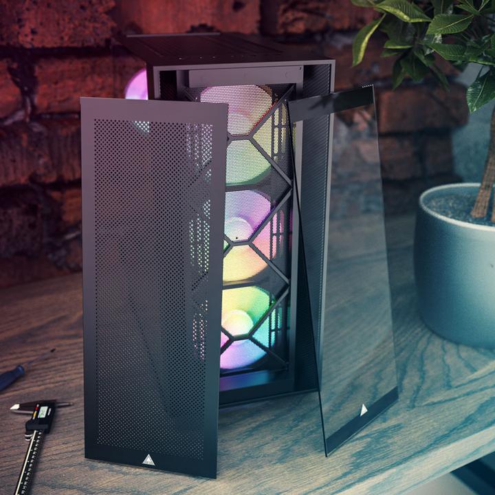 Actual product image Montech Air 1000 Premium Black (mATX, ATX, Mini-ITX)