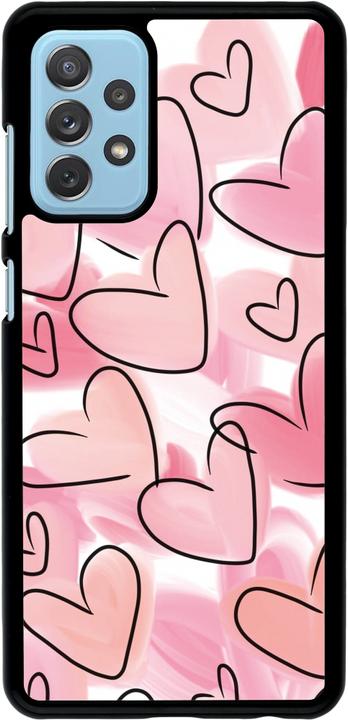 Actual product image PhoneLook Coque Easter 2023 pink hearts (Samsung Galaxy A72)