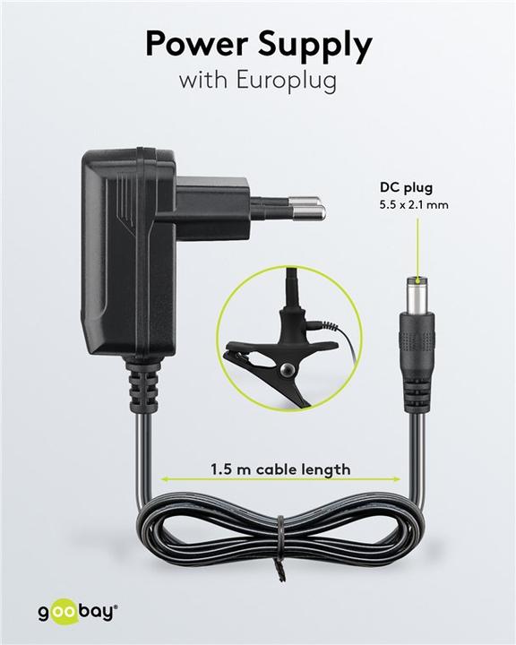 Image du produit Goobay Lampe loupe sur pied/à pince (480 lm)