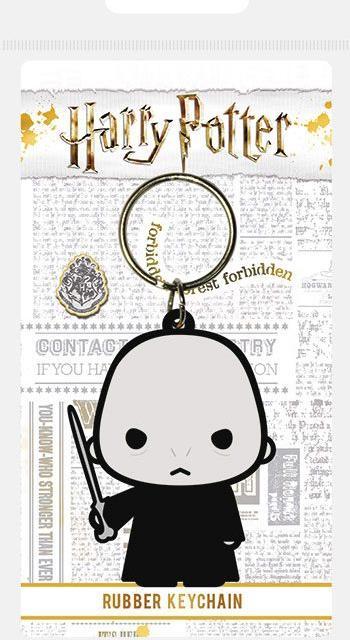 Actual product image Pyramid Harry Potter Rubber Keychain Chibi Voldemort 6 cm