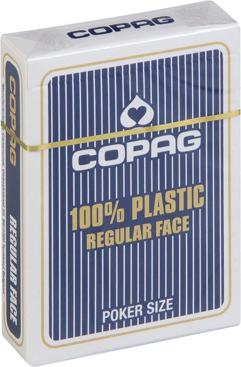 Image du produit Copag Paquet de cartes de poker en plastique Regular (Allemand, Français, Italien, Anglais)