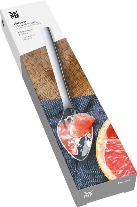 Produktbild WMF Grapefruitbesteck Set 2tlg Grapefruitlöffel mit Zacken Nuova Edelstahl pol (2 Stück, Löffel)