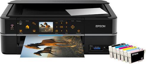 Epson Stylus PX720WD, All-in-One, Touchscreen, WLAN (Tintenpatrone, Farbe)