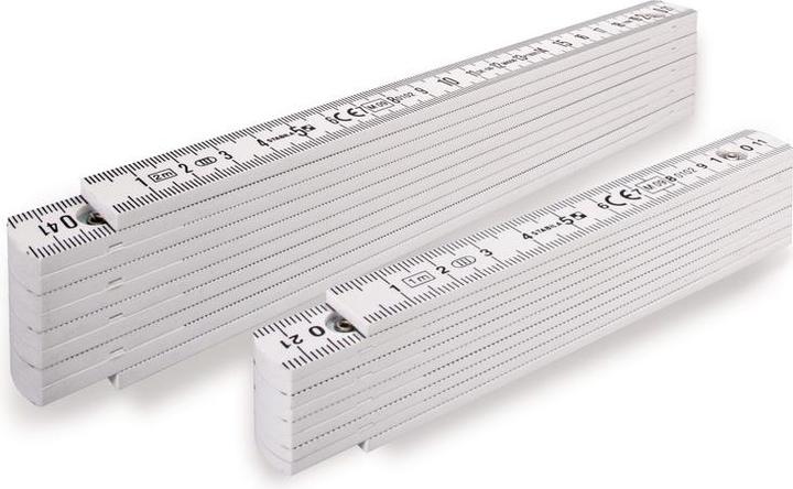 Image du produit Stabila Mètre pliant en plastique Type 1104 m blanc échelle métrique (130 mm)