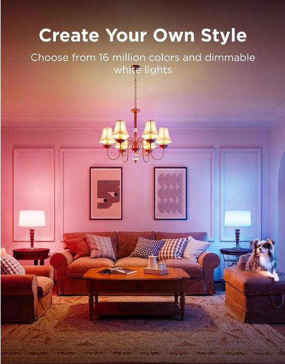 Actual product image Govee Smart Light Bulb E14 (E14, 5 W, 450 lm, 1 x, F)