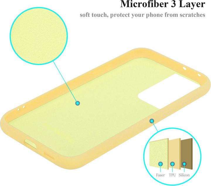 Actual product image Cadorabo TPU Liquid Silicone Case Cover (Samsung Galaxy S21 Ultra)