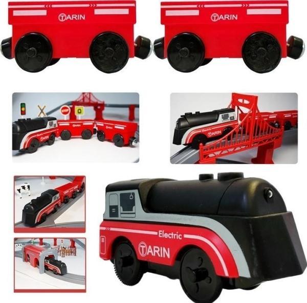 Image du produit Woopie Train jouet électrique avec wagons