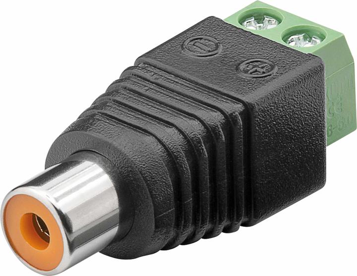 Image du produit Goobay 76741 2 pôles RCA noir