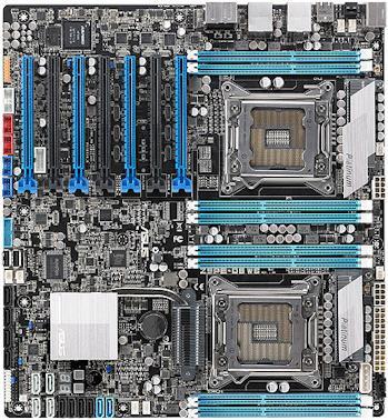 ASUS Z9PE-D8 WS (double CPU) (LGA 2011, Intel C602, E-ATX, XL-ATX)