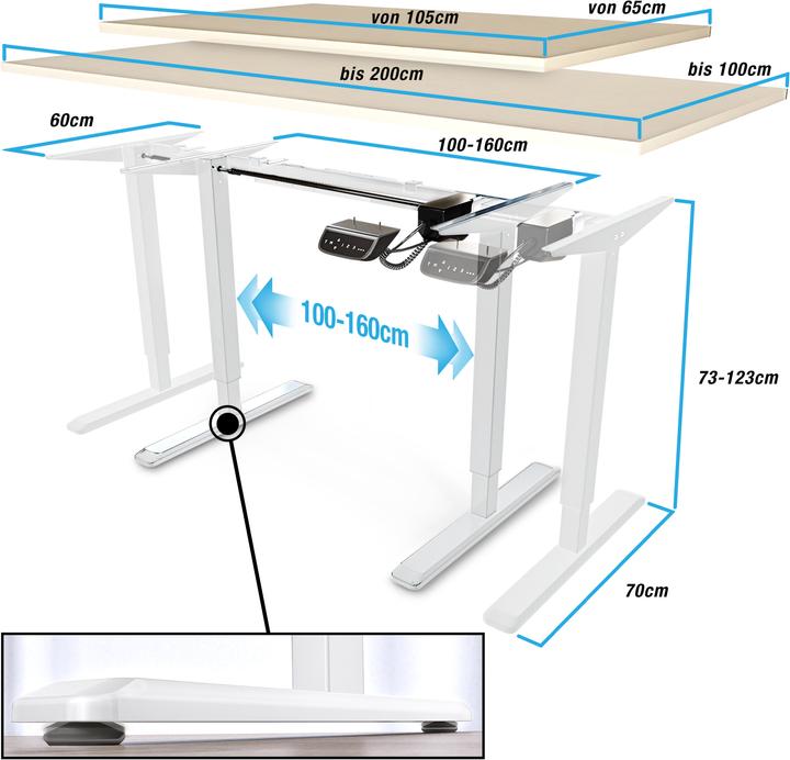 Actual product image Deskfit DF300