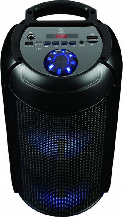 Actual product image Rebeltec Forever Bluetooth portable speaker Partybox 400 (USB, Micro SD, AUX, HF, RGB luminaire) (8 h, Rechargeable battery operated)