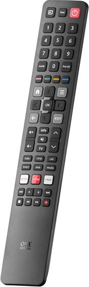 Produktbild One for All Funktioniert mit allen gängigen TCL / Thomson TV-Geräten URC4922 (Gerätespezifische Fernbedienung, Infrarot)