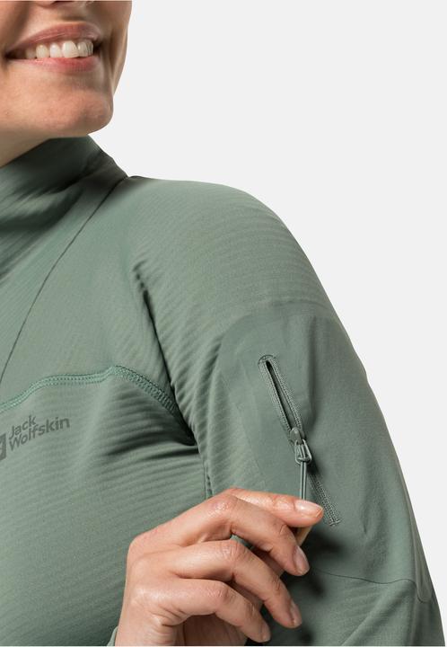 Actual product image Jack Wolfskin Women's Prelight Full Zip (S)