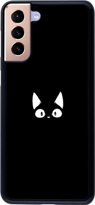 Actual product image PhoneLook Cover Funny cat on black (Samsung Galaxy S21+ 5G)