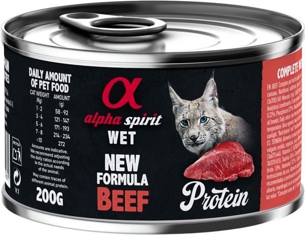 Immagine prodotto Alpha Spirit A/S WET konservai katėms su jautiena 200g 6vnt (6 pz., 200 g)