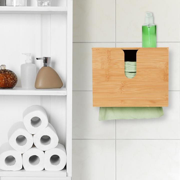 Actual product image Relaxdays Paper towel dispenser
