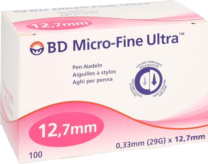 BD + Ultra Pen needle 0.33 x 12.7mm (Pen needles + disposable needles)