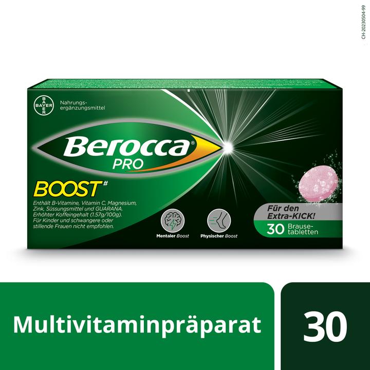 Berocca PRO Pro Boost (30 Stück, Brausetablette, 195 g)