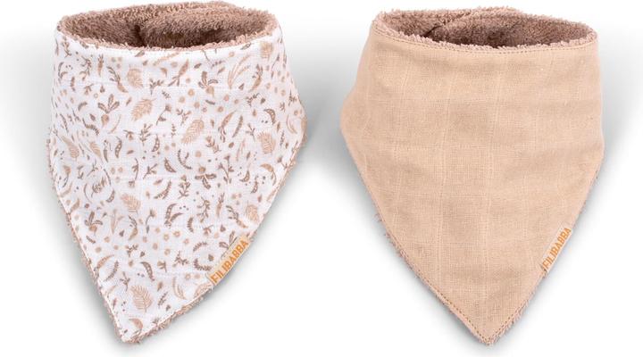 Filibabba Bandana Slabbetje 2-Pack - Oogst