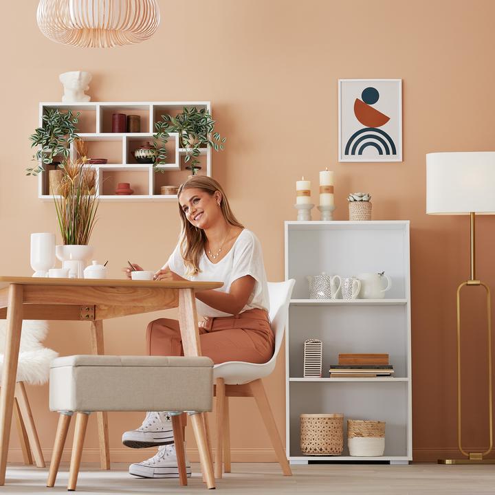 Produktbild tectake Bücherregal Lexi 3 Fächer (60 x 30 x 115 cm)