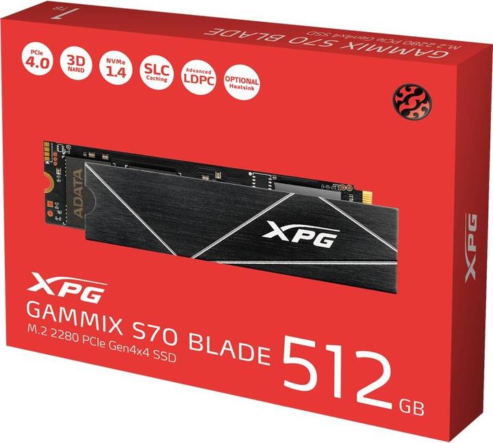 Productafbeelding Adata XPG Gammix S70 Blade (512 GB, M.2 2280)