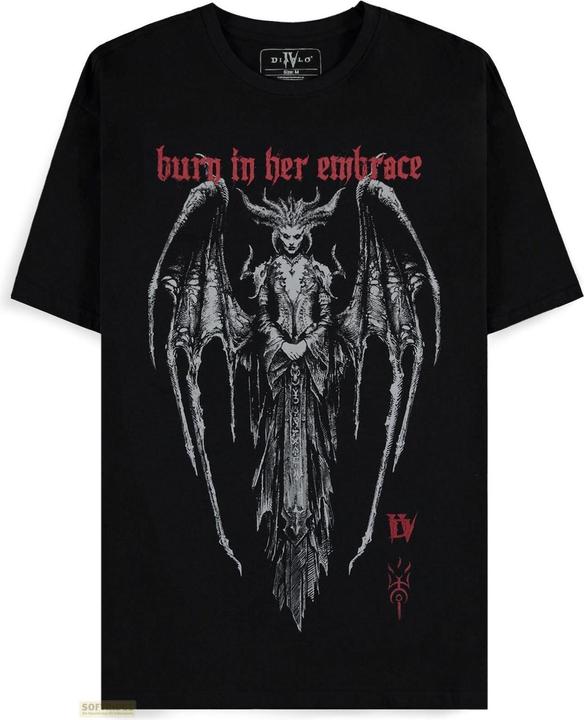 Difuzed Diablo IV - Burn In Her Embrace Men's Short Sleeved T-shirt - XL (XL)