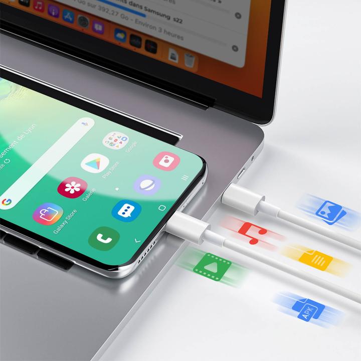 Produktbild Mayaxess Kabel Samsung Galaxy S24 e S24 FE USB-C (1 m, USB 3.2 Gen 1)