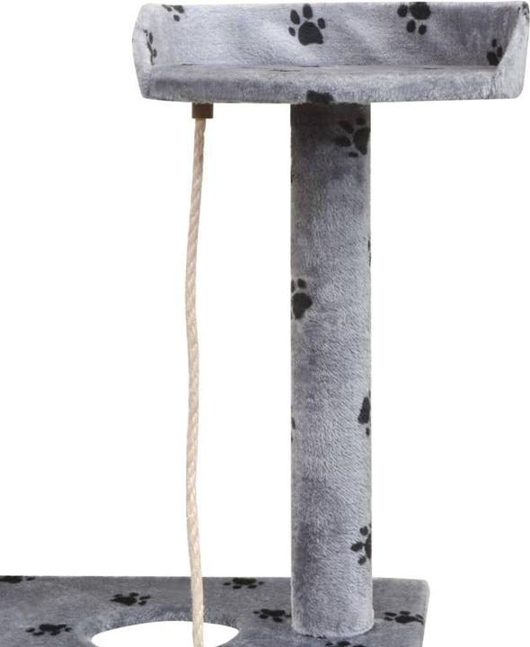 Image du produit VidaXL Lane (150 cm, Gris avec impression de patte noire)