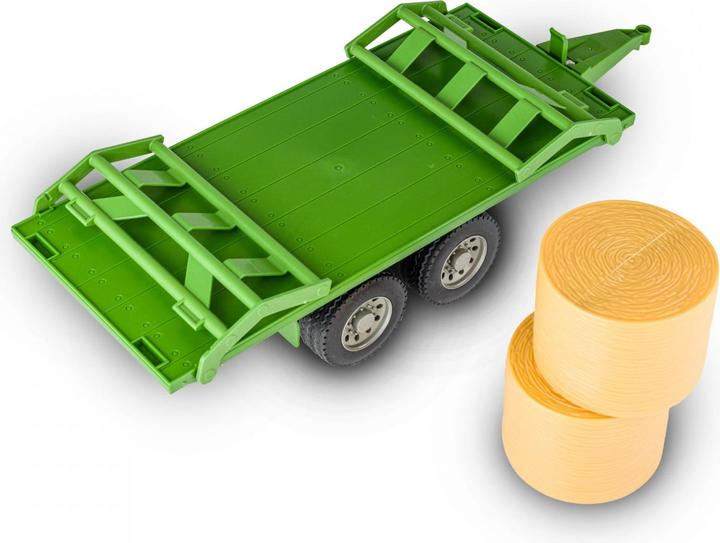 Actual product image Carson Model sport 1:16 hay wagon for RC tractor green 1:16 trailer