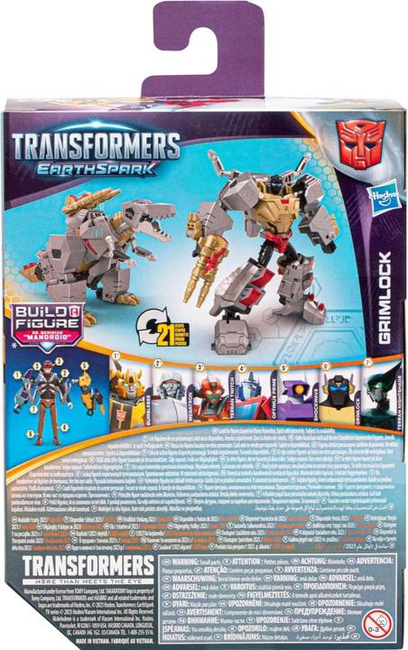 Actual product image Hasbro Transformers - Earthspark Deluxe Class - Grimlock